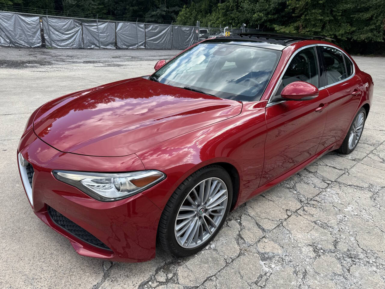 Used 2017 Alfa Romeo Giulia Ti w/ TI Lusso Light Wood Package RWD image 13