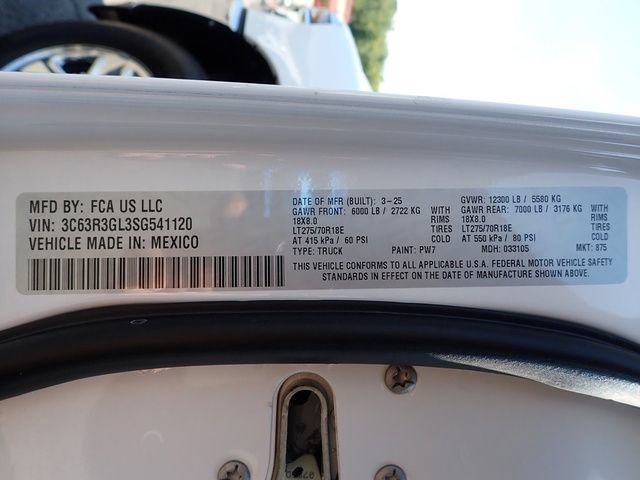 Certified 2025 RAM 3500 Tradesman AWD/4WD image 19