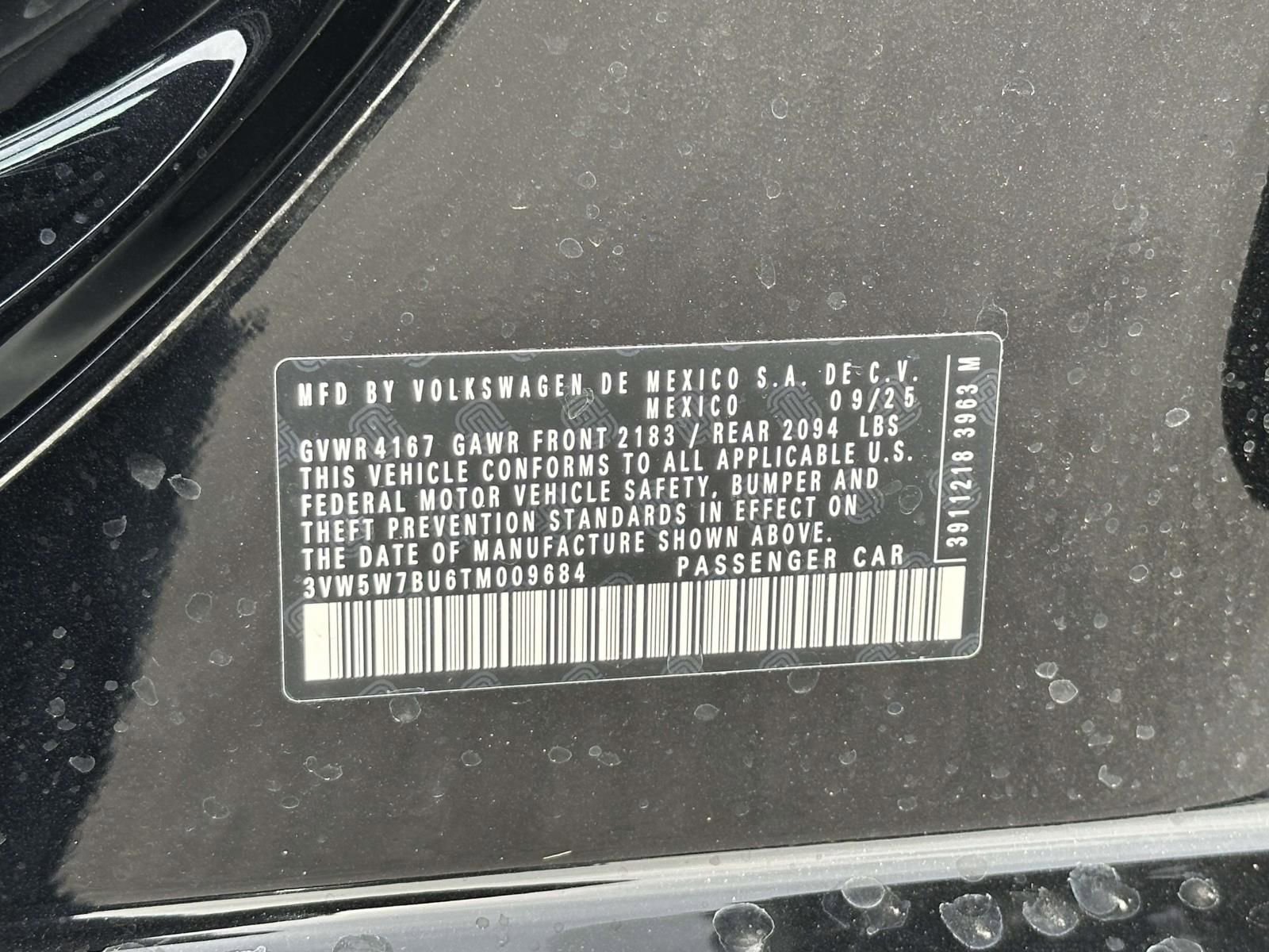 New 2026 Volkswagen Jetta S image 16