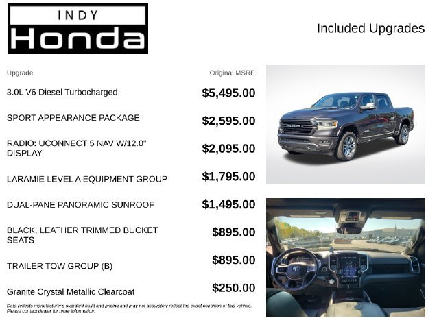 Used 2022 RAM 1500 Laramie w/ Sport Appearance Package AWD/4WD image 4