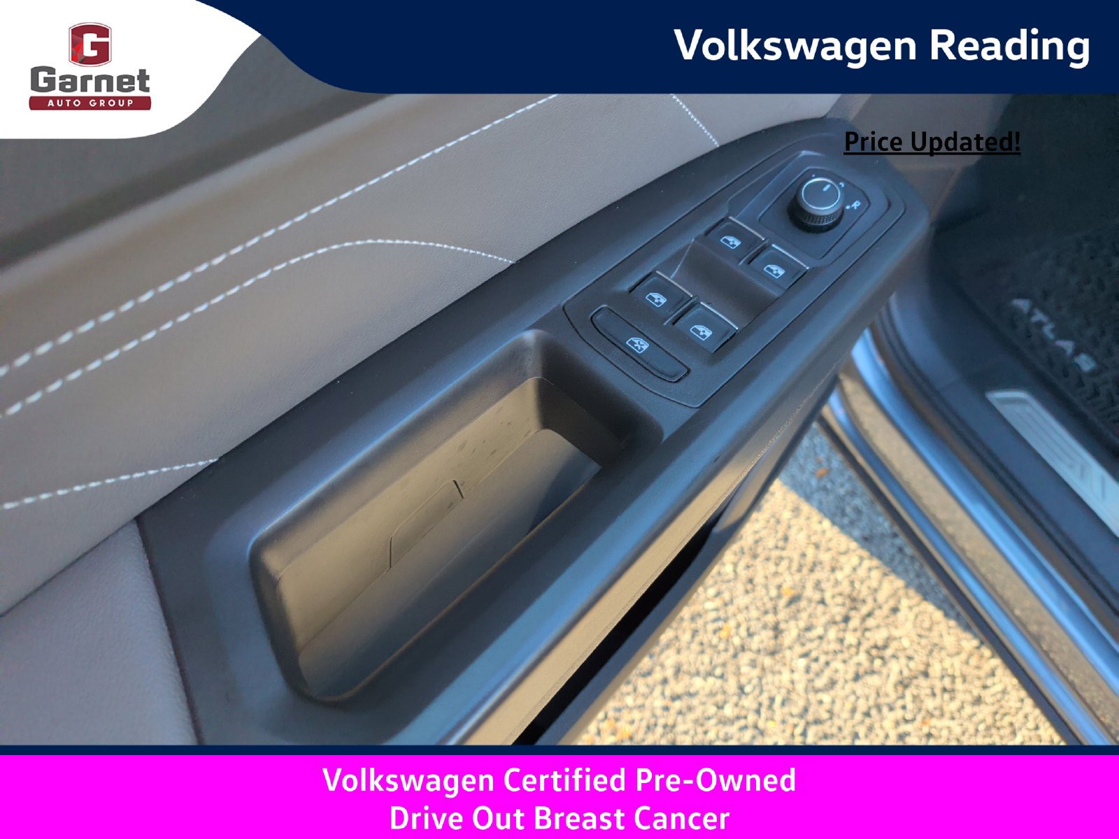 Certified 2023 Volkswagen Atlas Cross Sport SE w/ Panoramic Sunroof Package AWD/4WD image 16
