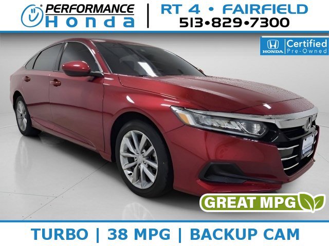 Certified 2022 Honda Accord LX