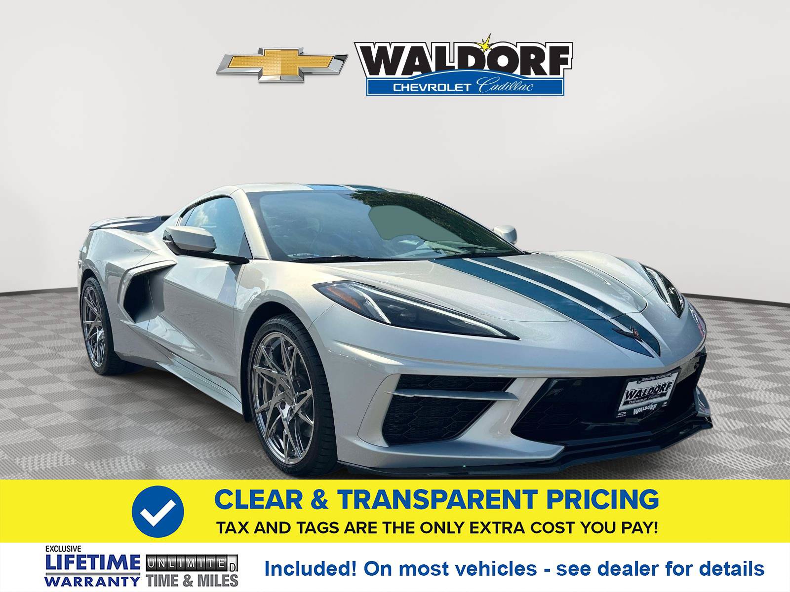 Used 2024 Chevrolet Corvette Stingray Premium Cpe w/ Z51 Performance Package RWD image 1