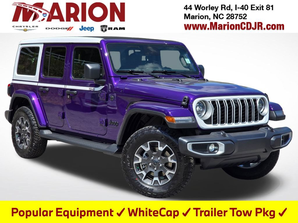 New 2026 Jeep Wrangler Unlimited Sahara w/ Whitecap Package