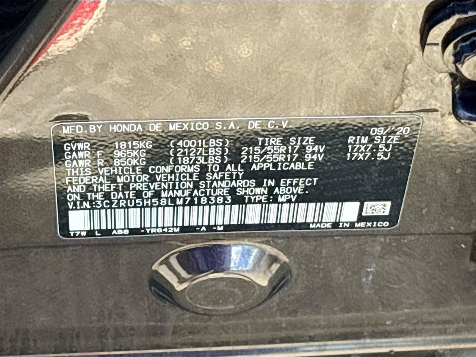 Used 2020 Honda HR-V EX image 30