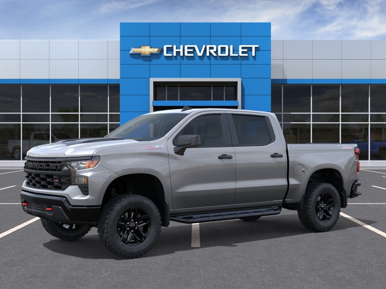 New 2026 Chevrolet Silverado 1500 Custom Trail Boss w/ LPO, Dark Essentials Package AWD/4WD image 2