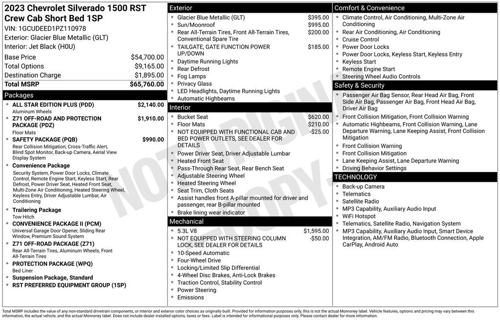 Used 2023 Chevrolet Silverado 1500 RST w/ All Star Edition Plus AWD/4WD image 2