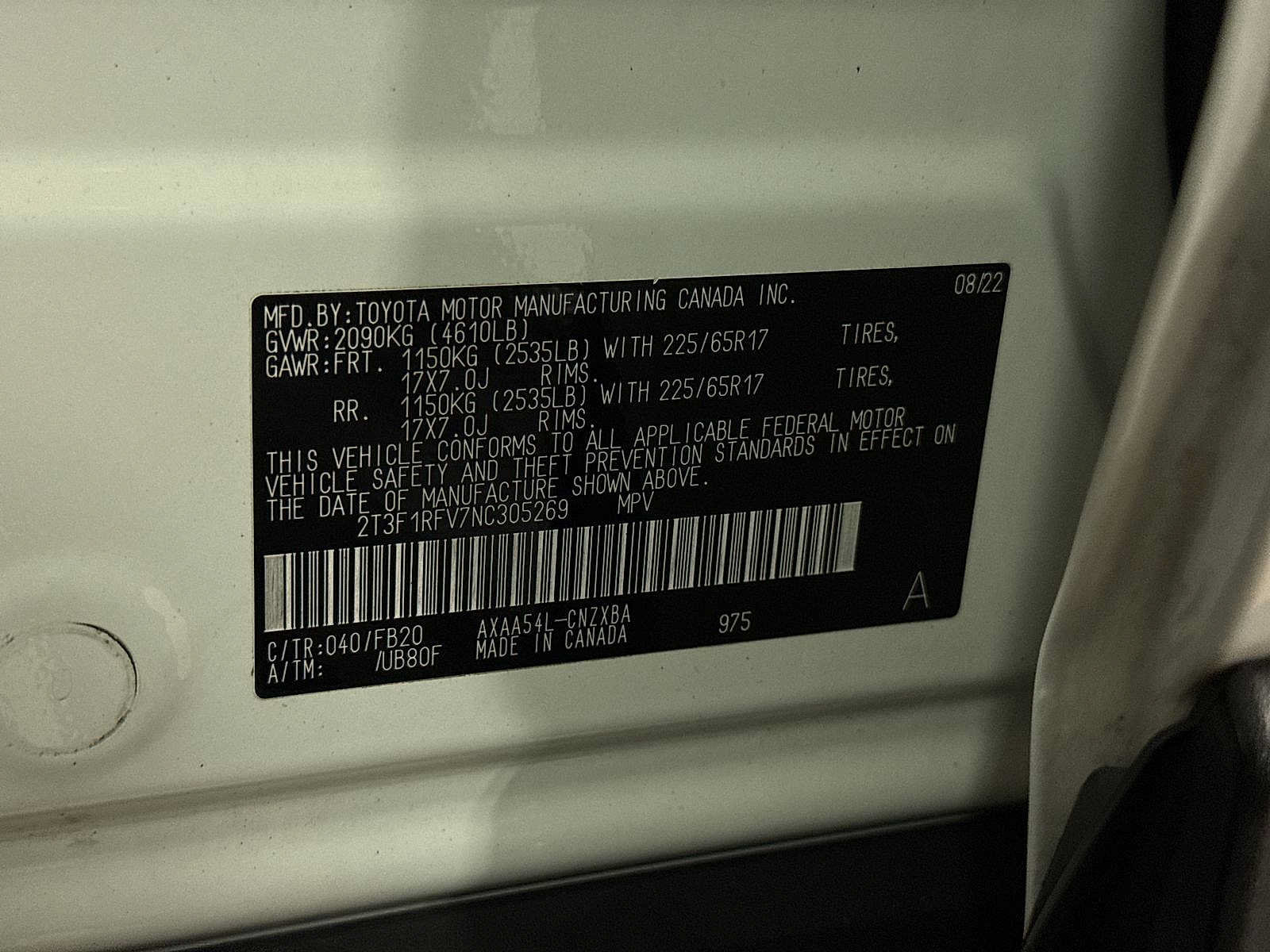 Used 2022 Toyota RAV4 LE AWD/4WD image 14