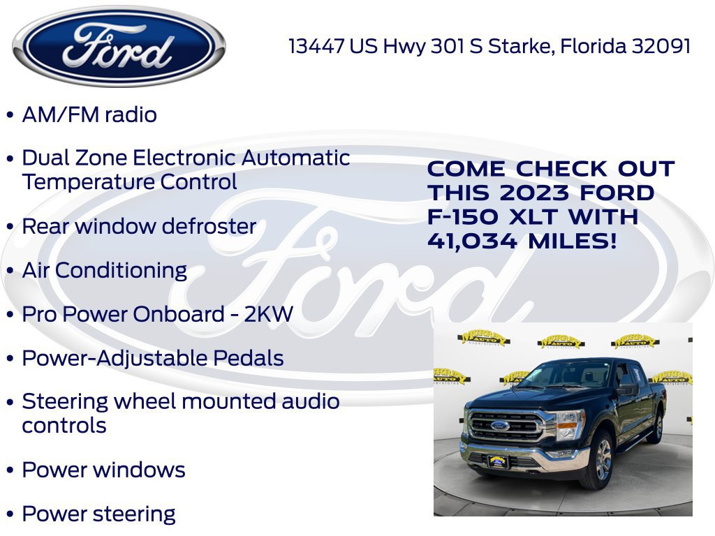 Certified 2023 Ford F150 XLT w/ Equipment Group 301A Mid AWD/4WD image 32