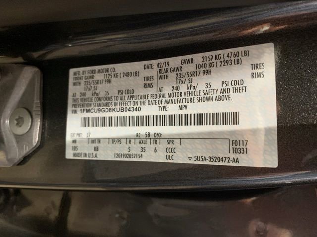 Used 2019 Ford Escape SE AWD/4WD image 31