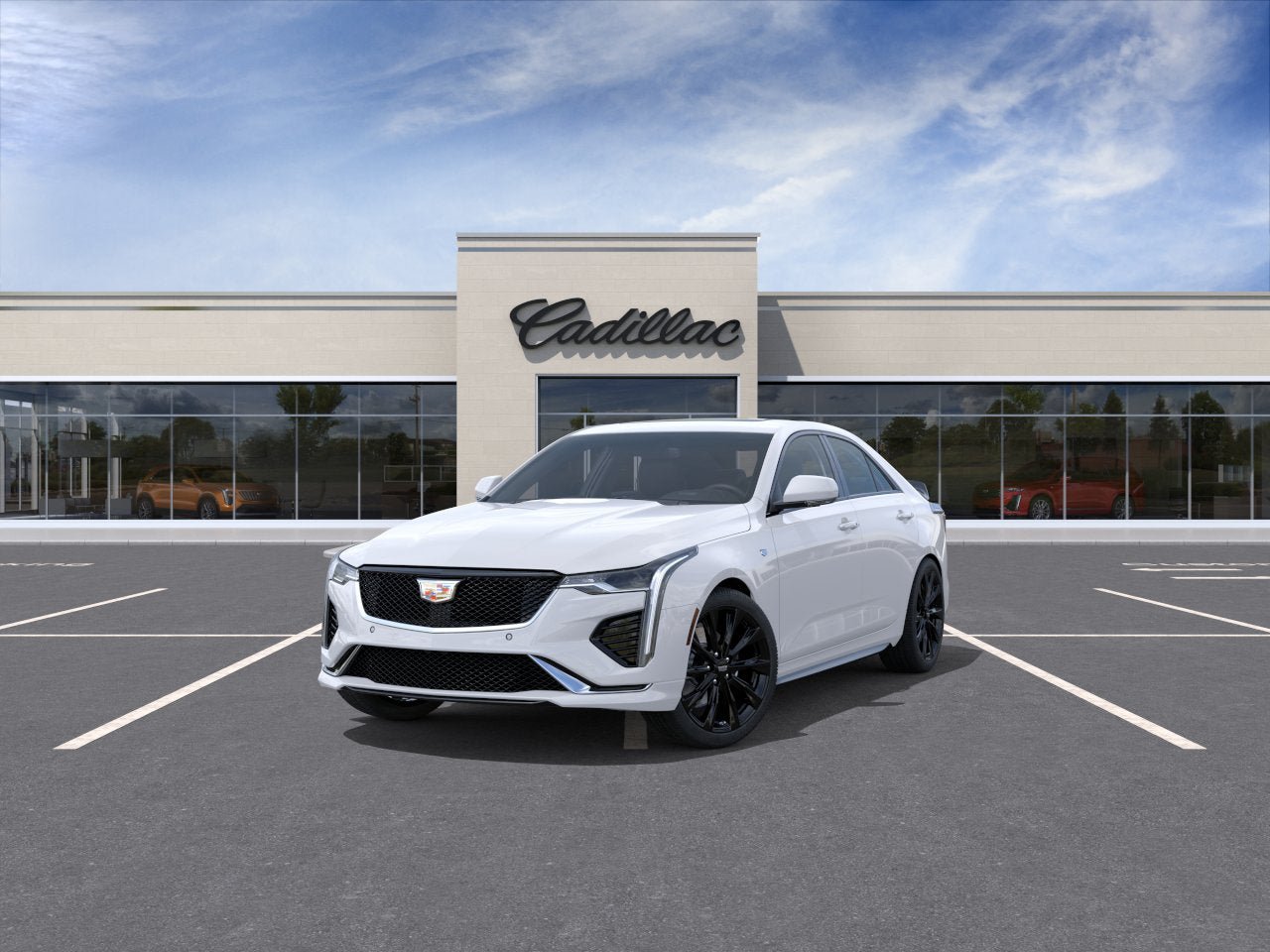 New 2026 Cadillac CT4 Sport w/ LPO, ONYX Package RWD image 8