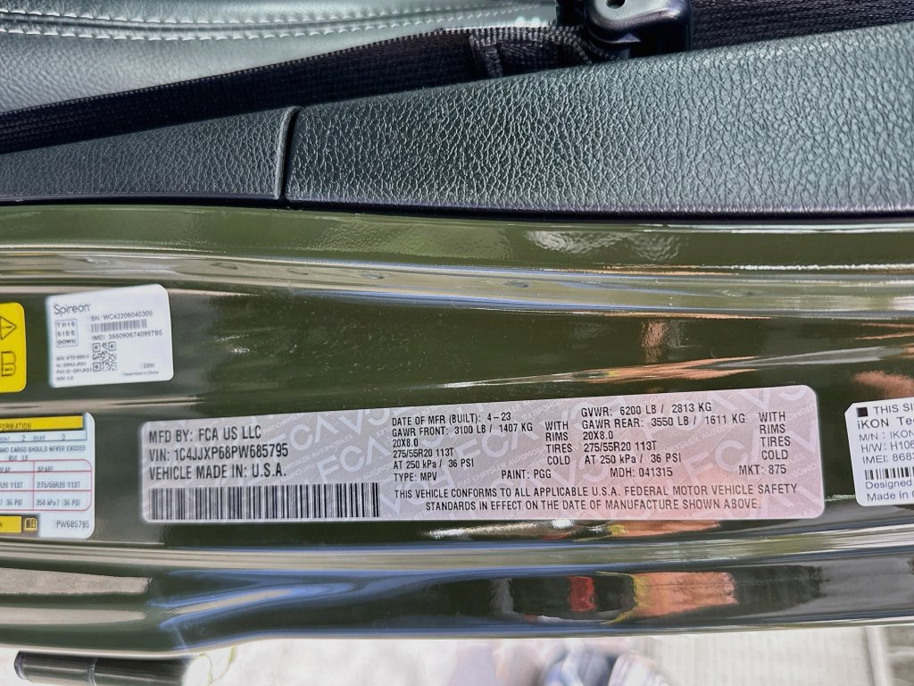 Certified 2023 Jeep Wrangler Unlimited Sahara AWD/4WD image 35