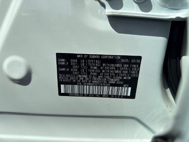 New 2026 Subaru Ascent Touring w/ Popular Package #1 AWD/4WD image 20