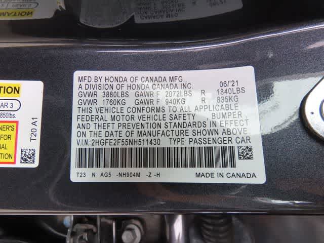 Used 2022 Honda Civic Sport image 25