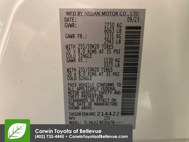 Used 2024 Nissan Pathfinder Platinum image 10