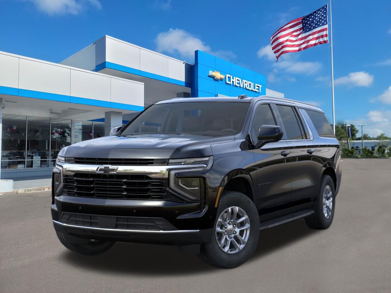 New 2026 Chevrolet Suburban LS w/ LPO, Dark Essentials Package RWD image 8