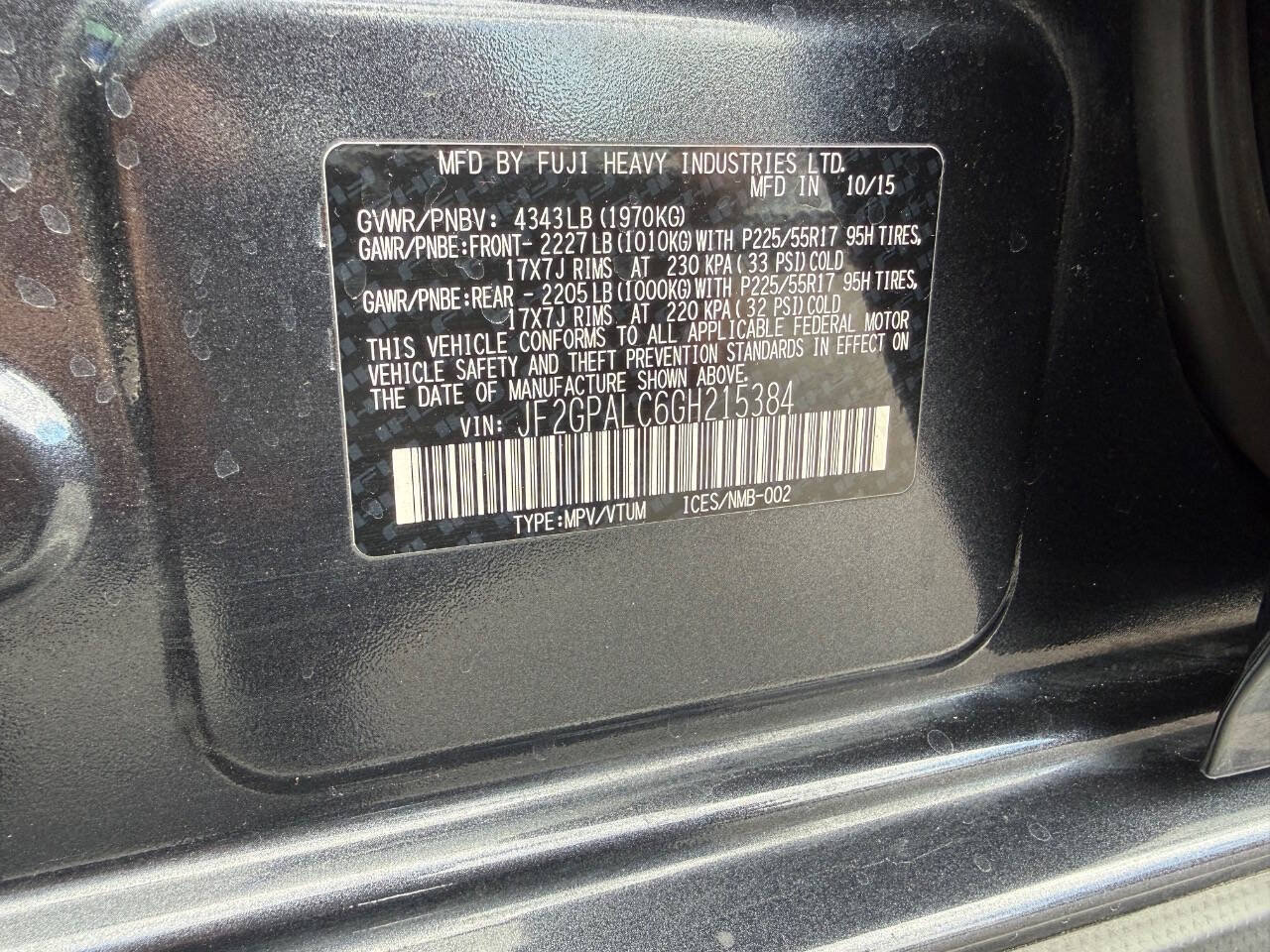 Used 2016 Subaru Crosstrek 2.0i Limited AWD/4WD image 25