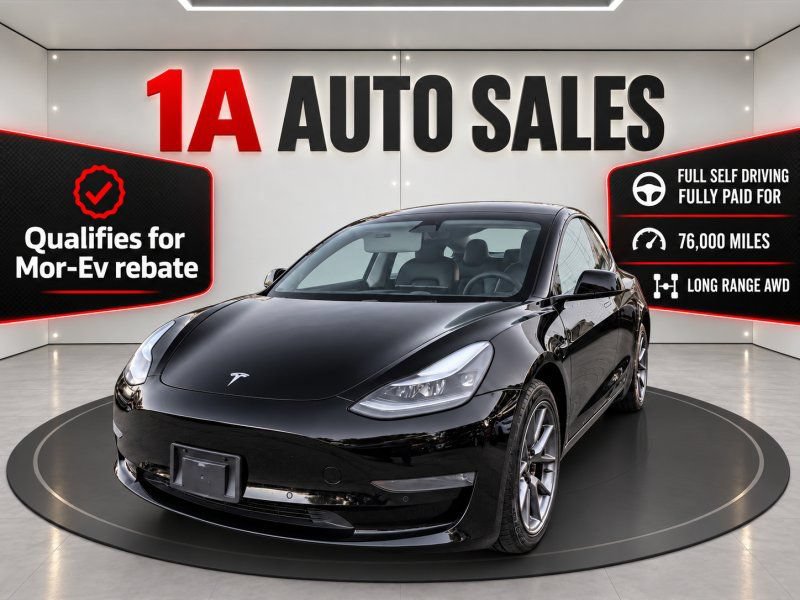 Used 2021 Tesla Model 3 Long Range AWD/4WD image 1