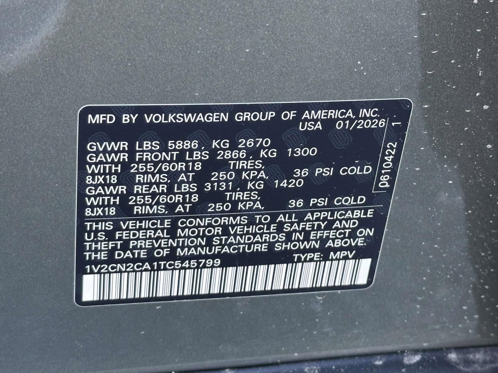 New 2026 Volkswagen Atlas Peak Edition image 16