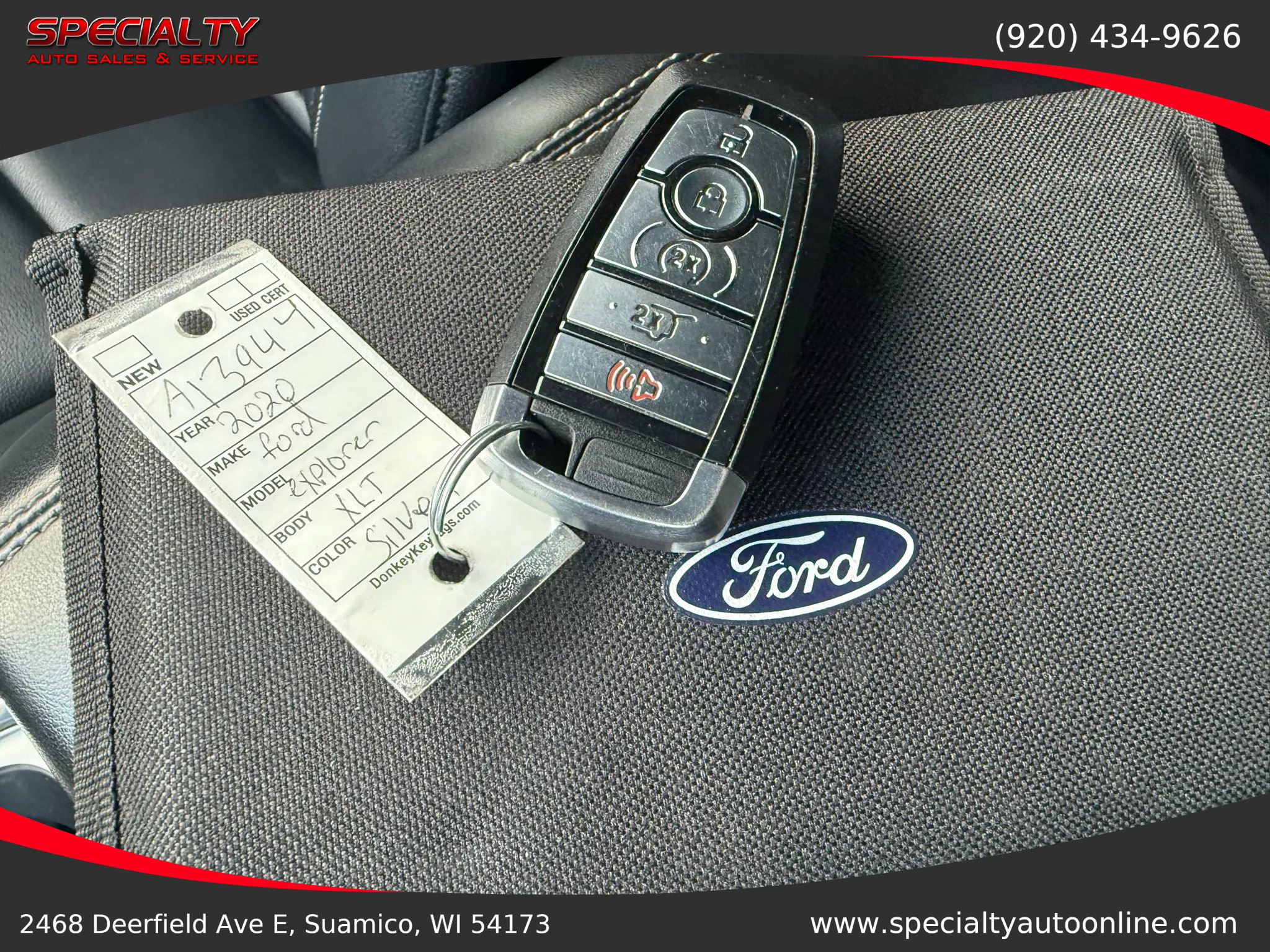 Used 2020 Ford Explorer XLT w/ Equipment Group 202A image 45