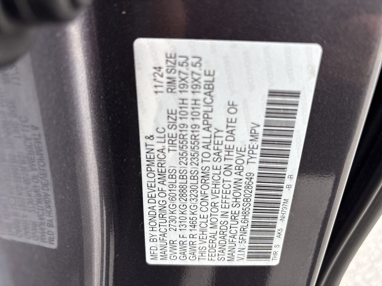 Used 2025 Honda Odyssey Touring image 30