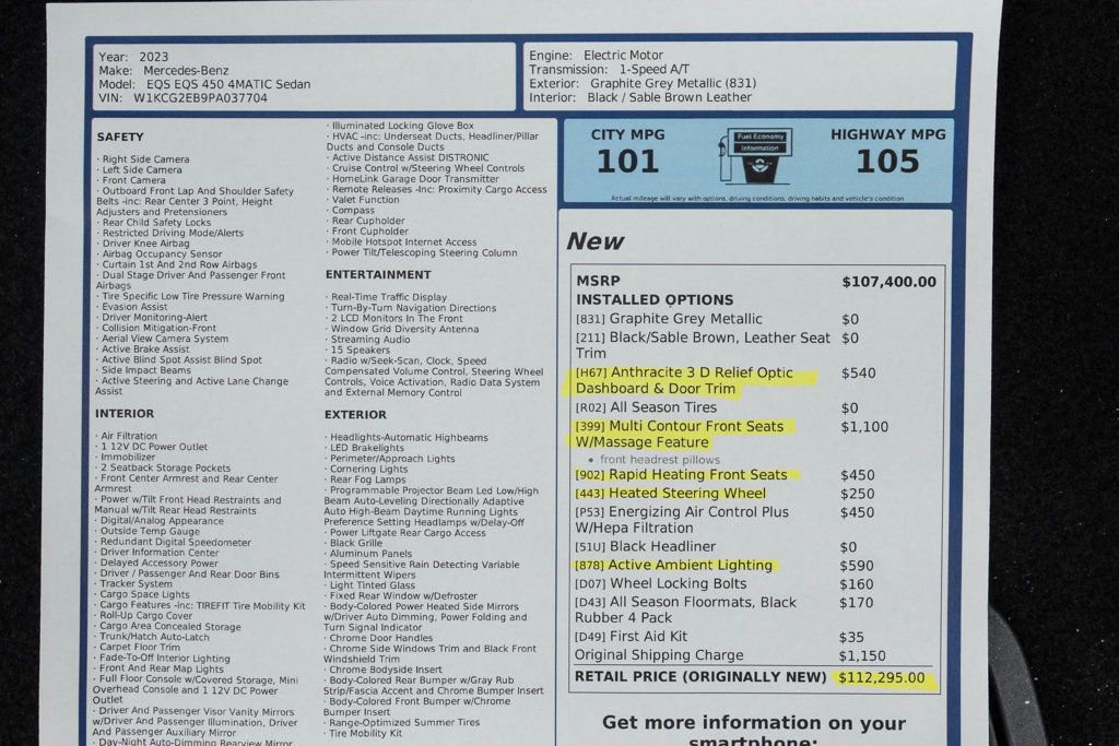 Used 2023 Mercedes-Benz C 300 C 300 4MATIC Sedan w/ Pinnacle Trim Package image 55