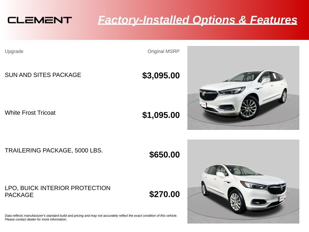 Used 2020 Buick Enclave Premium w/ Sun and Sites Package FWD image 16