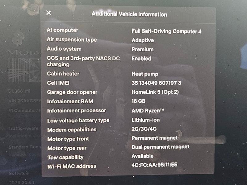 Used 2023 Tesla Model X Plaid AWD/4WD image 3