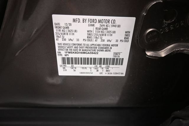 Used 2021 Ford Explorer XLT w/ Equipment Group 202A AWD/4WD image 15