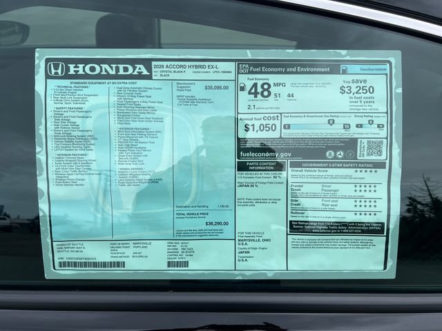 New 2026 Honda Accord EX-L image 30