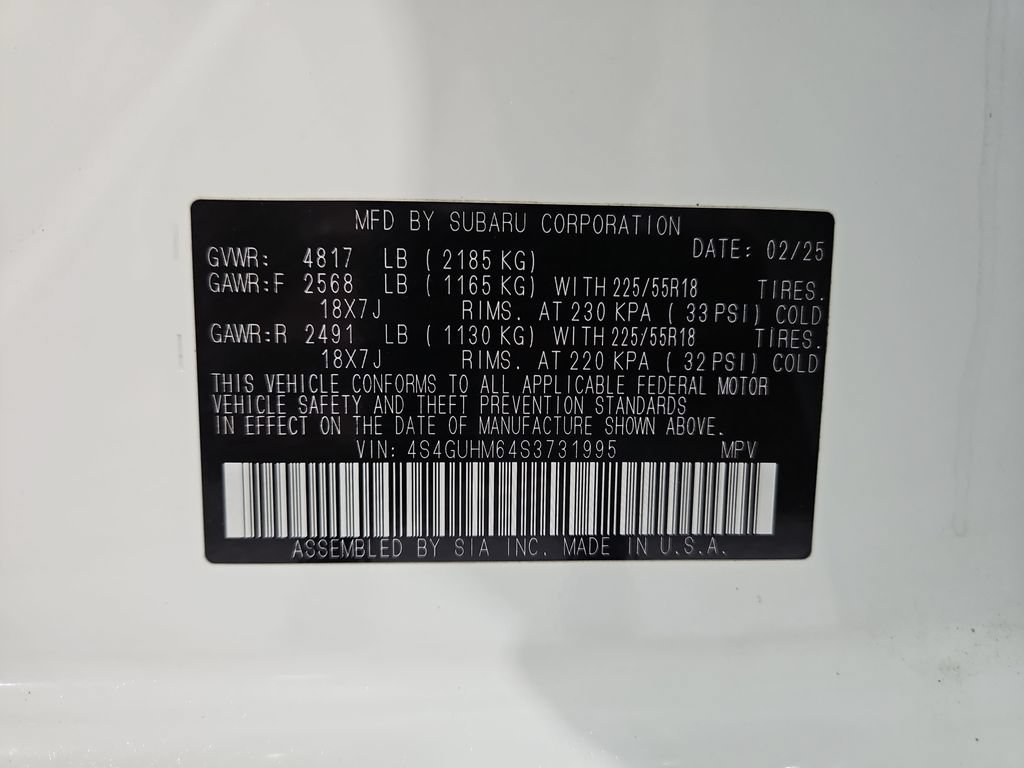 Certified 2025 Subaru Crosstrek 2.5i Limited w/ Popular Package #4A AWD/4WD image 31