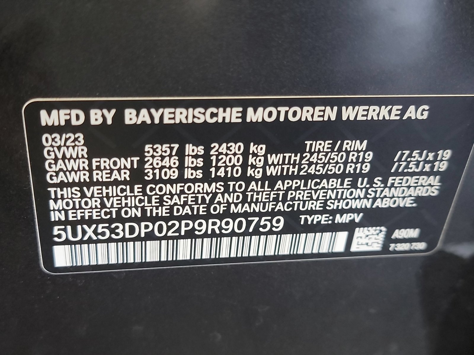 Used 2023 BMW X3 xDrive30i w/ Premium Package AWD/4WD image 33