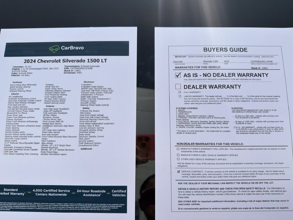 Certified 2024 Chevrolet Silverado 1500 LT AWD/4WD image 30