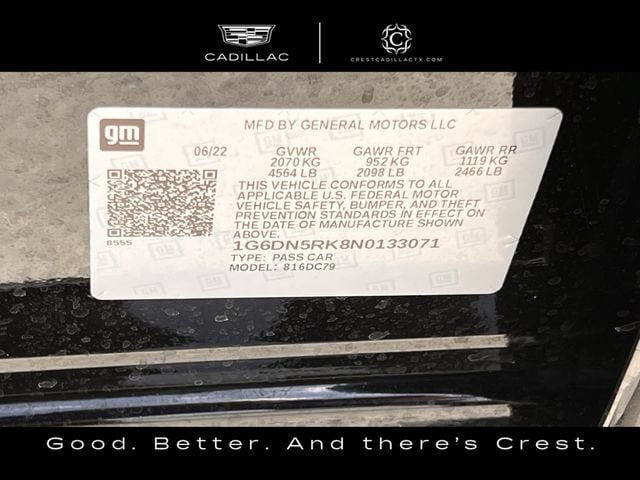 Certified 2022 Cadillac CT5 Premium Luxury w/ Climate Package RWD image 33