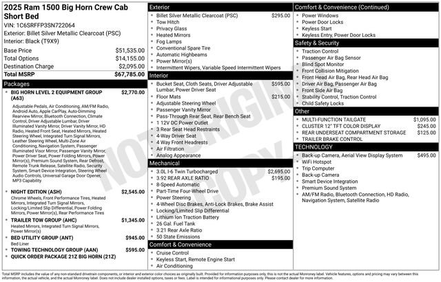 New 2025 RAM 1500 Big Horn image 31