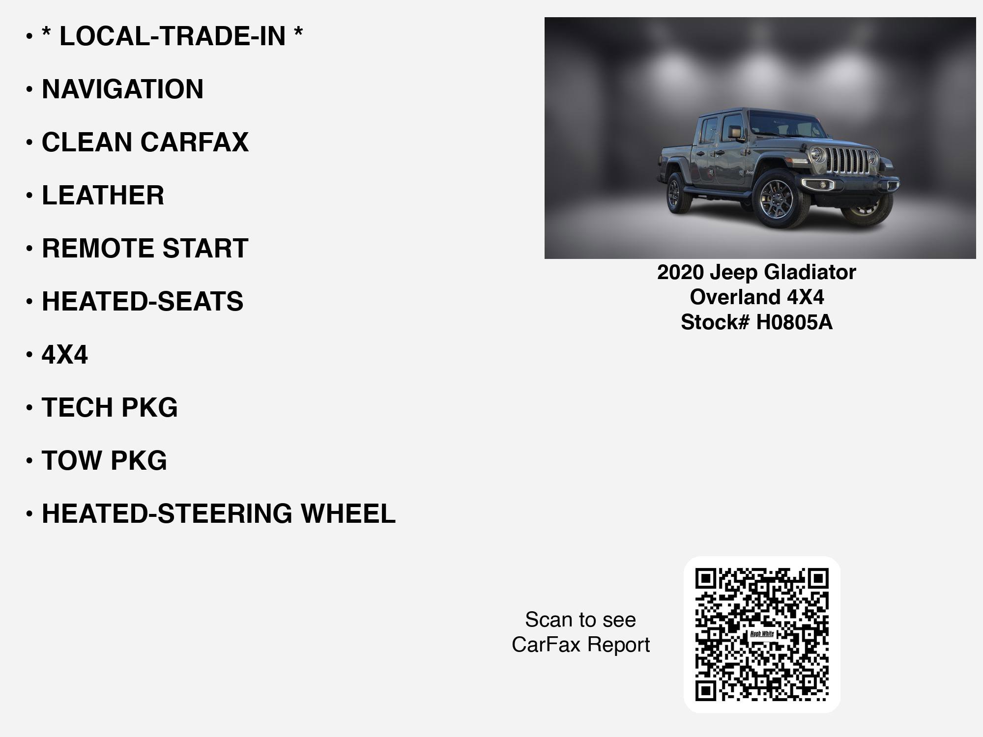 Used 2020 Jeep Gladiator Overland image 6