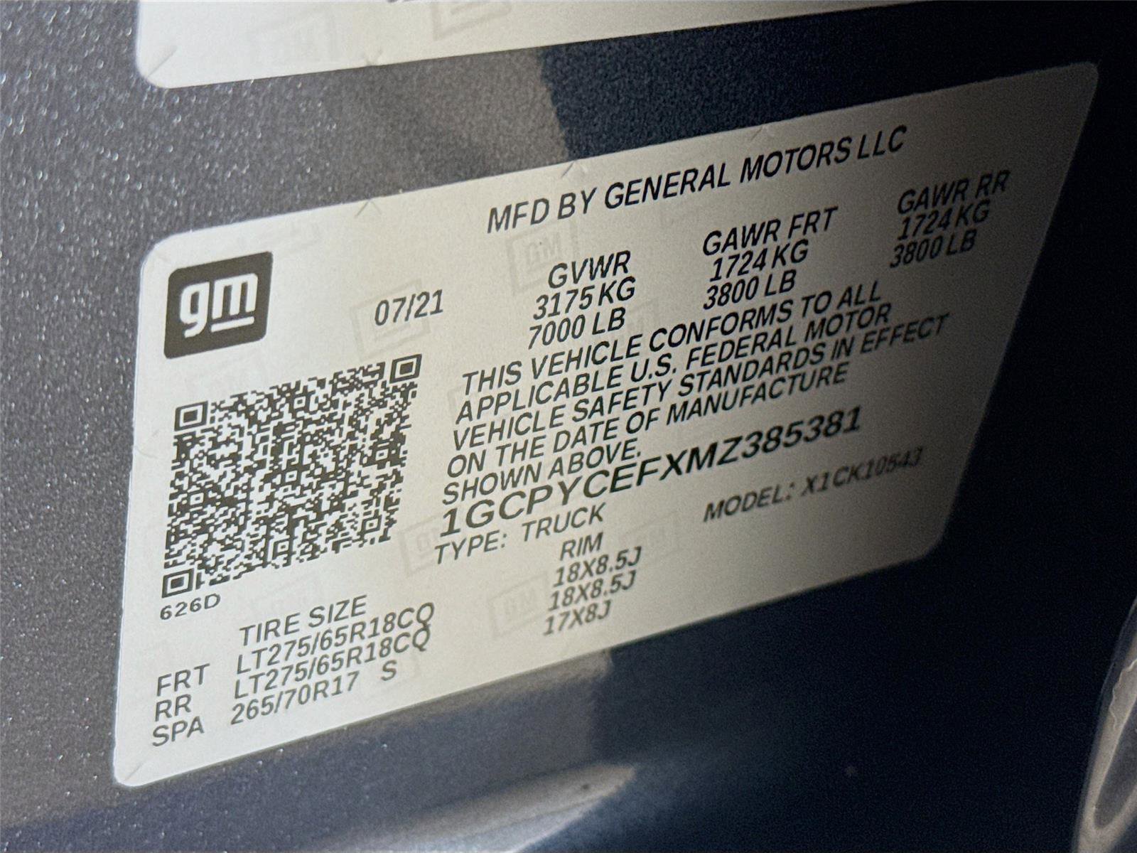 Used 2021 Chevrolet Silverado 1500 Custom Trail Boss w/ Safety Confidence Package image 31