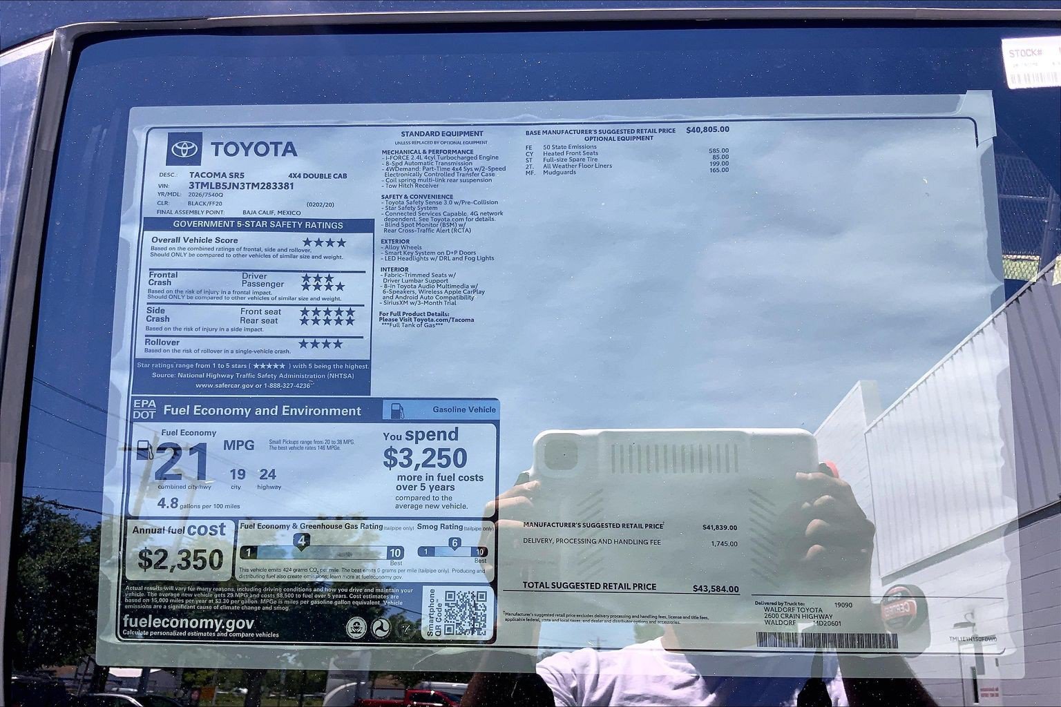New 2026 Toyota Tacoma SR5 AWD/4WD image 18