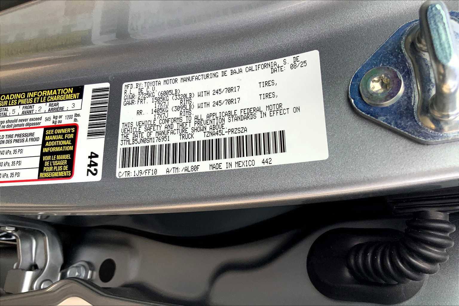 New 2025 Toyota Tacoma SR5 image 22