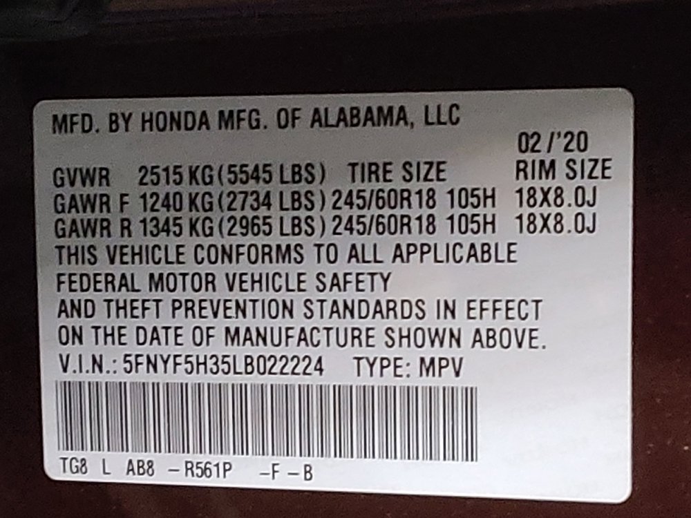 Used 2020 Honda Pilot EX image 33