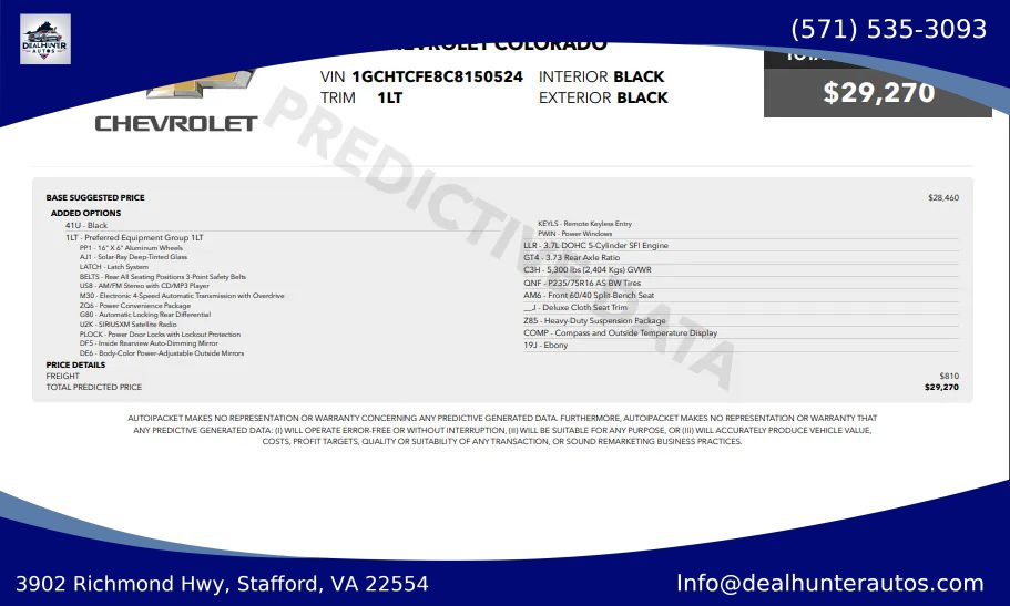 Used 2012 Chevrolet Colorado LT AWD/4WD image 28
