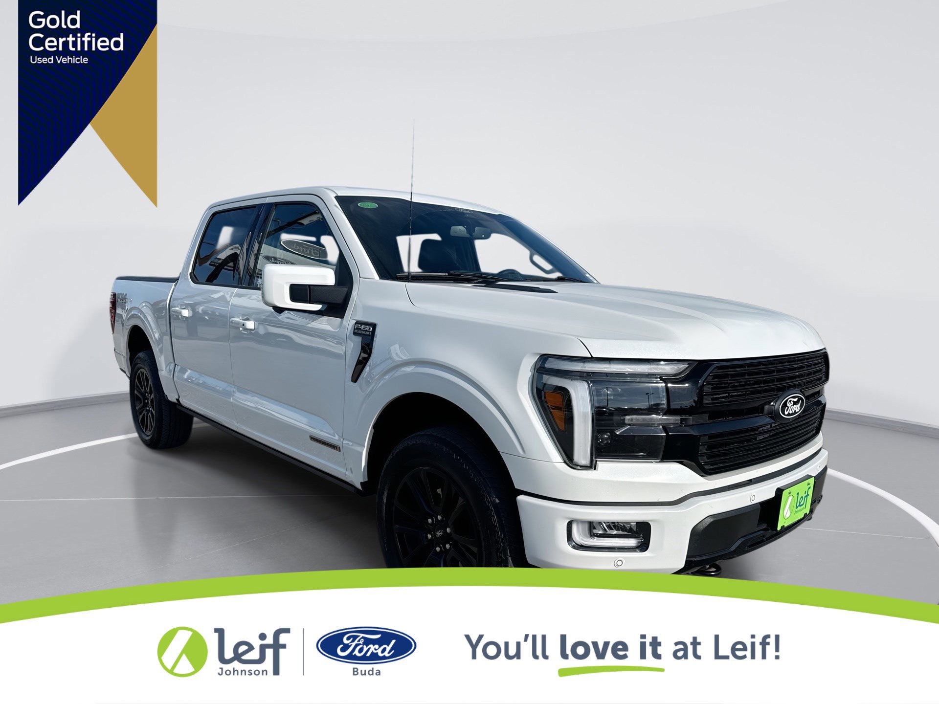 Certified 2025 Ford F150 Platinum w/ FX4 Off-Road Package