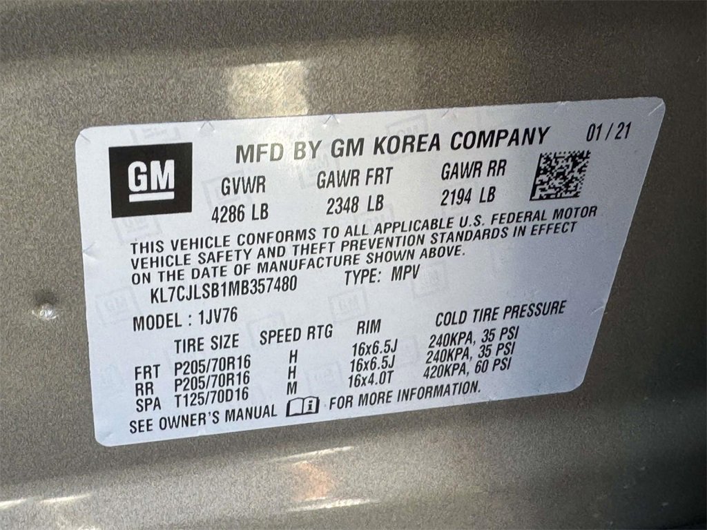 Used 2021 Chevrolet Trax LT w/ LT Convenience Package image 26