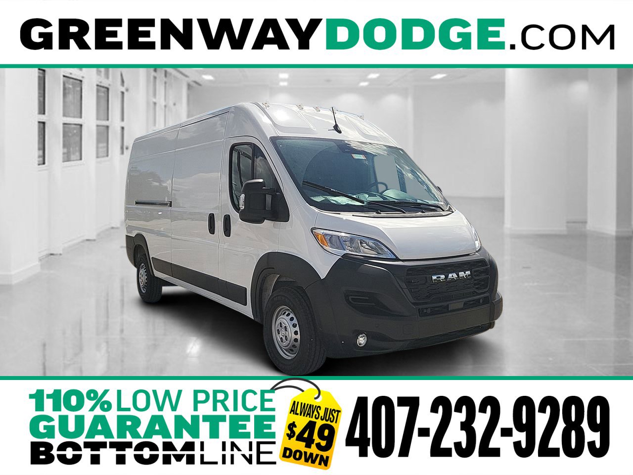 New 2026 RAM ProMaster 2500