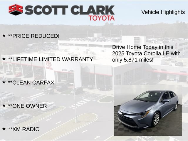 Used 2025 Toyota Corolla LE w/ Convenience Package FWD image 12