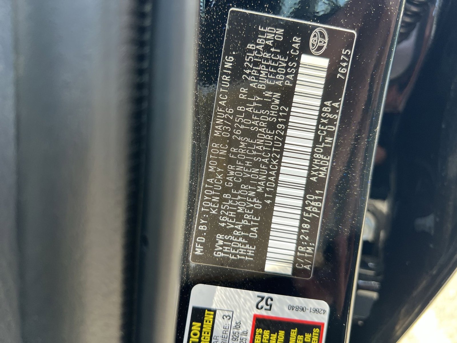 New 2026 Toyota Camry SE image 22