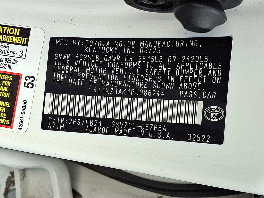 Used 2023 Toyota Camry TRD w/ TRD Package w/JBL Audio FWD image 28