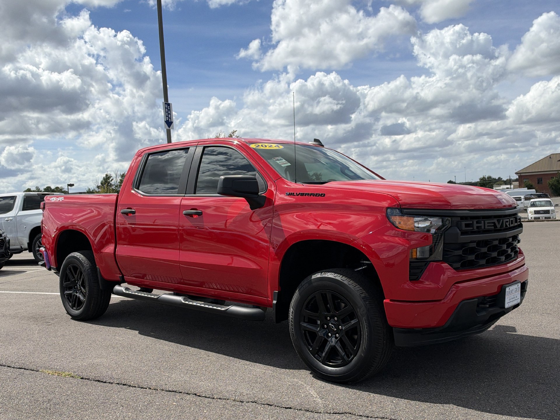 Used 2024 Chevrolet Silverado 1500 Custom w/ Turbomax Blackout Package AWD/4WD image 7