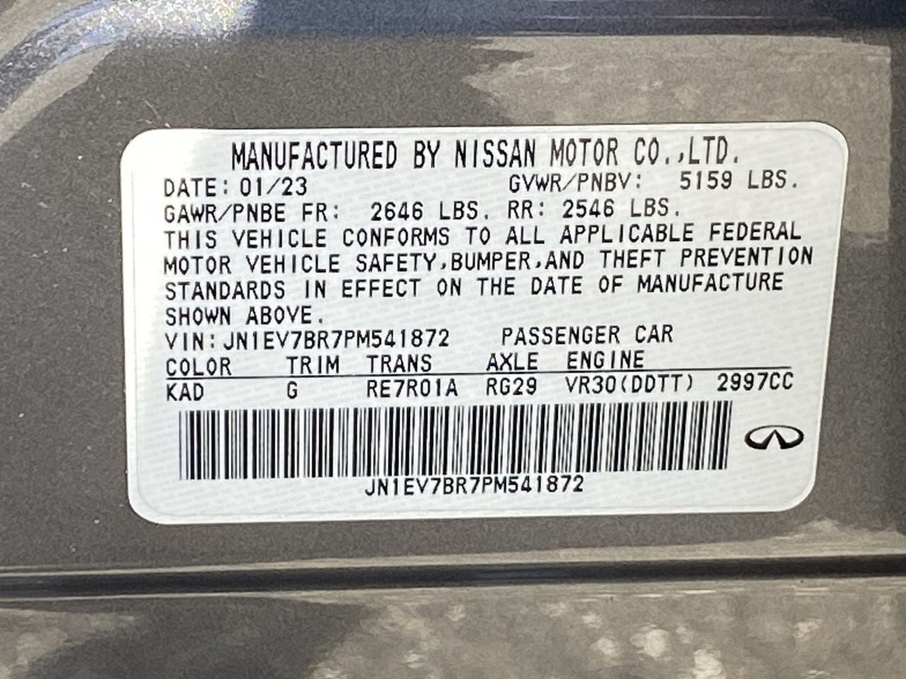Certified 2023 INFINITI Q50 Luxe AWD/4WD image 34