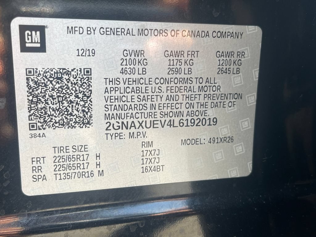 Used 2020 Chevrolet Equinox LT AWD/4WD image 31